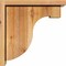 Ekena Millwork Del Monte Rough Sawn Corbel w/Backplate, Western Red Cedar, 6"W x 14"D x 14"H COR06X14X14DEL01RWR - alternate 3